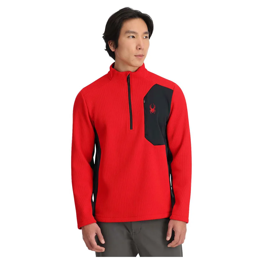 

Флис Spyder Bandit half zip, красный