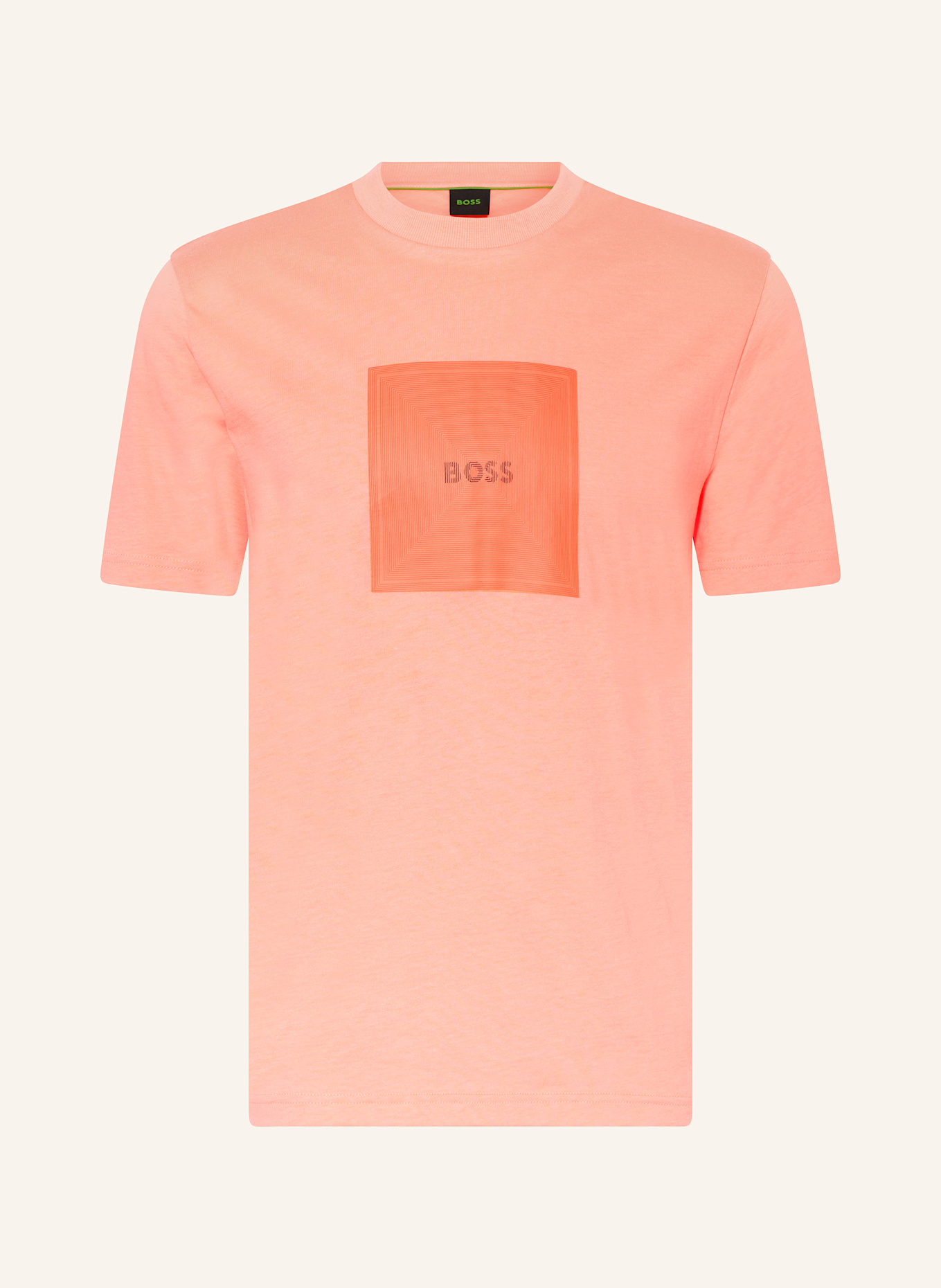 

Логотип футболки Boss, оранжевый