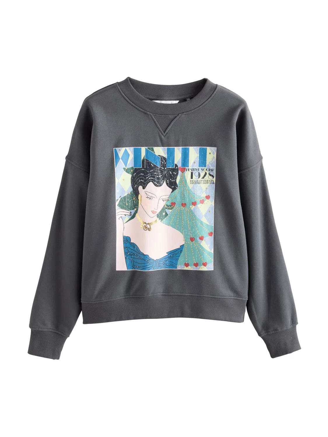 Толстовка 'Vintage Magazine' Next, Grey