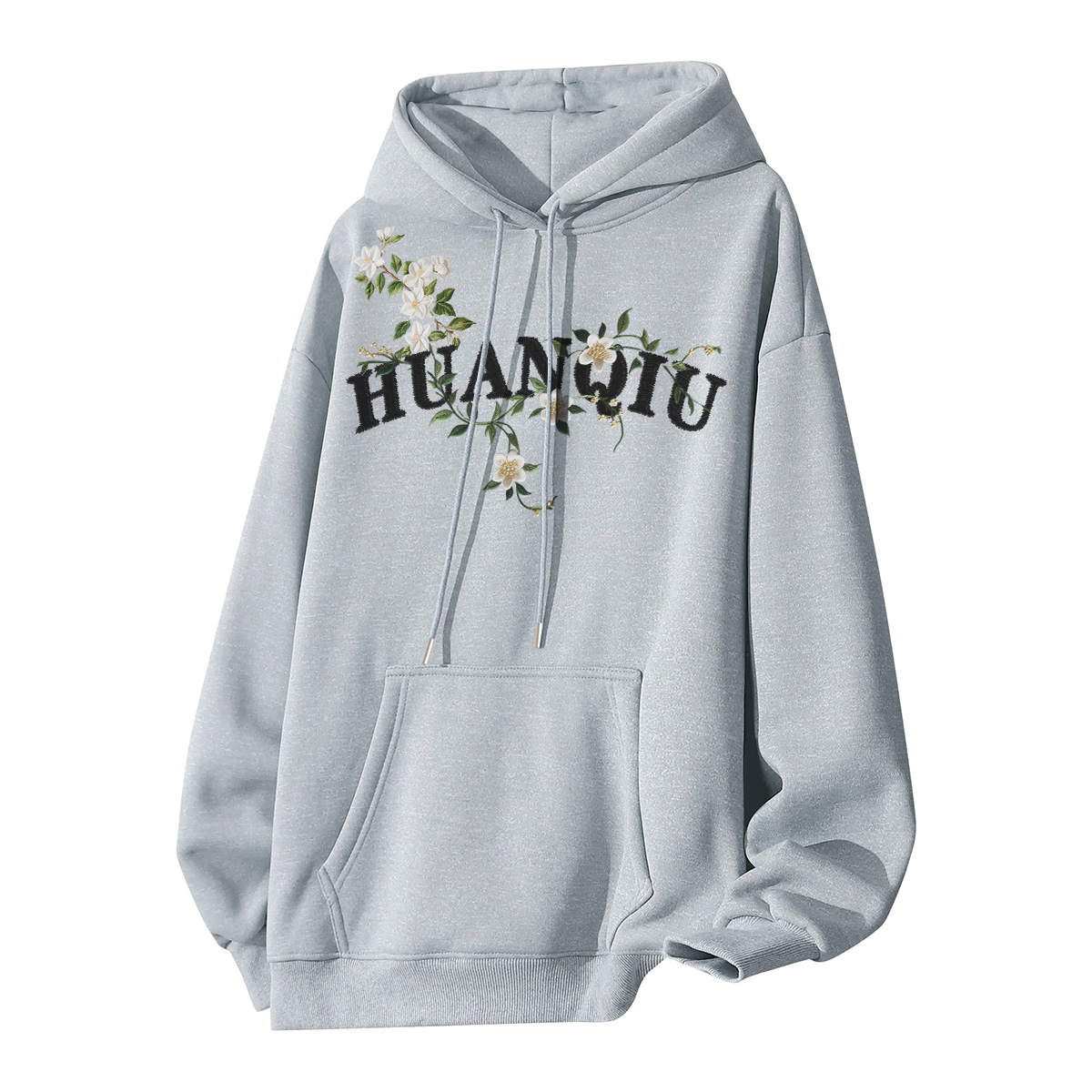 

Толстовка Unisex Hooded Moderate Heavyweight HUANQIU, светло-серый