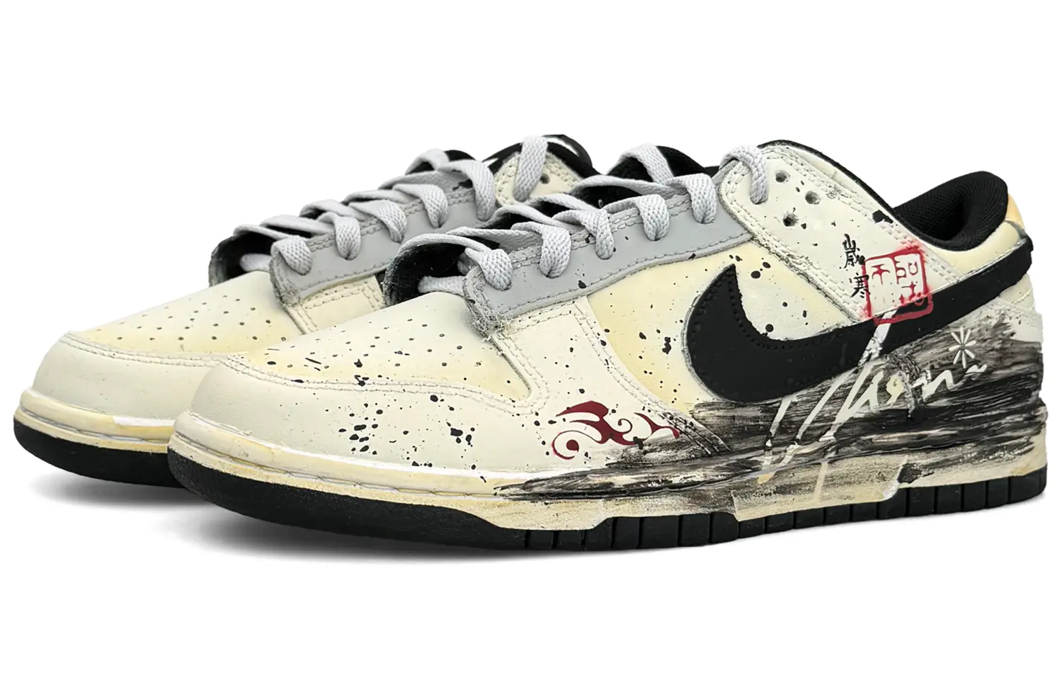 

Кроссовки Nike Dunk Skateboard Shoes Men Low-Top Black, Черный, Кроссовки Nike Dunk Skateboard Shoes Men Low-Top Black