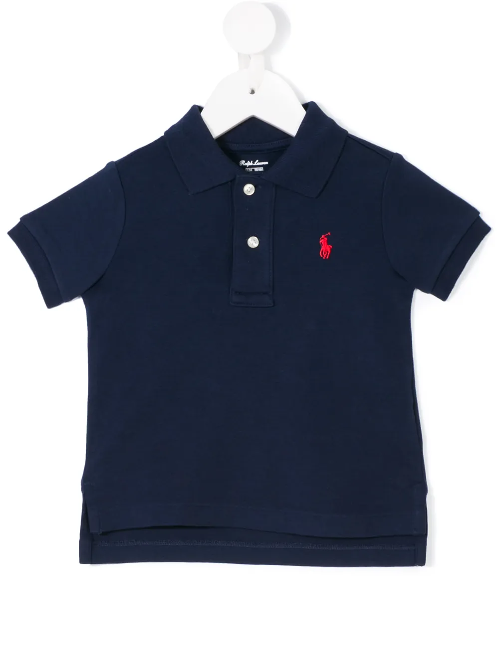 

Классическая рубашка-поло с логотипом POLO RALPH LAUREN KIDS, синий