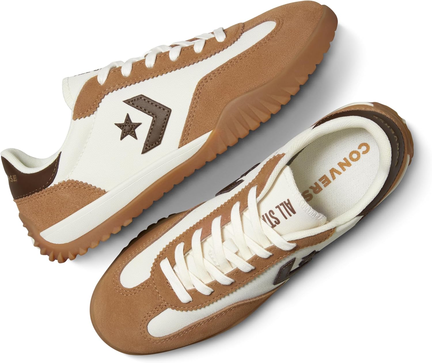 Кроссовки Converse Unisex Adult Run Star Trainer Low Top, 12.5 Women/11 Men Incensed/Egret/Grounded — фото 4