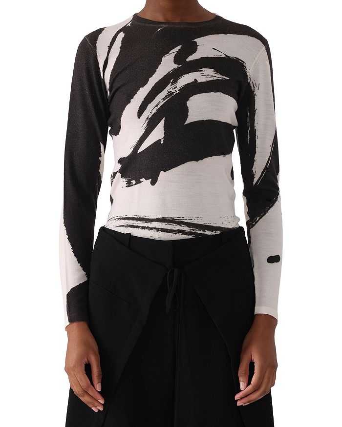 

Длинный свитер с принтом Jason Wu Collection, мультиколор
