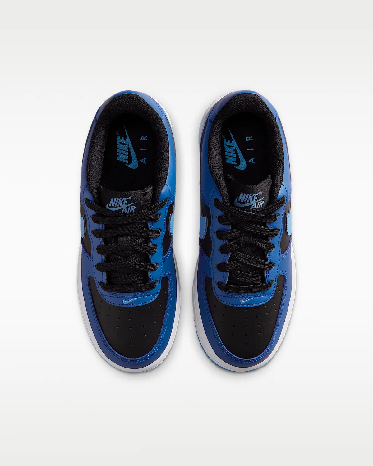 Детские кроссовки Nike Air Force 1, Black/Court Blue/White/Dutch Blue — фото 4