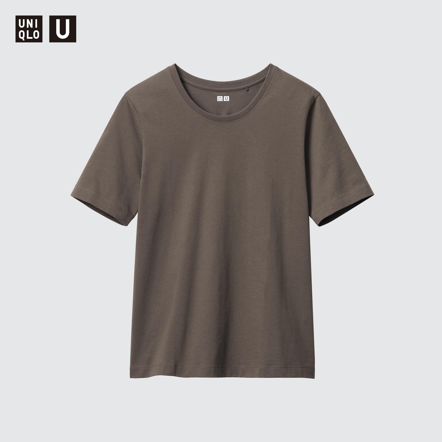 

Футболка Uniqlo Supima из хлопка, темно-коричневый