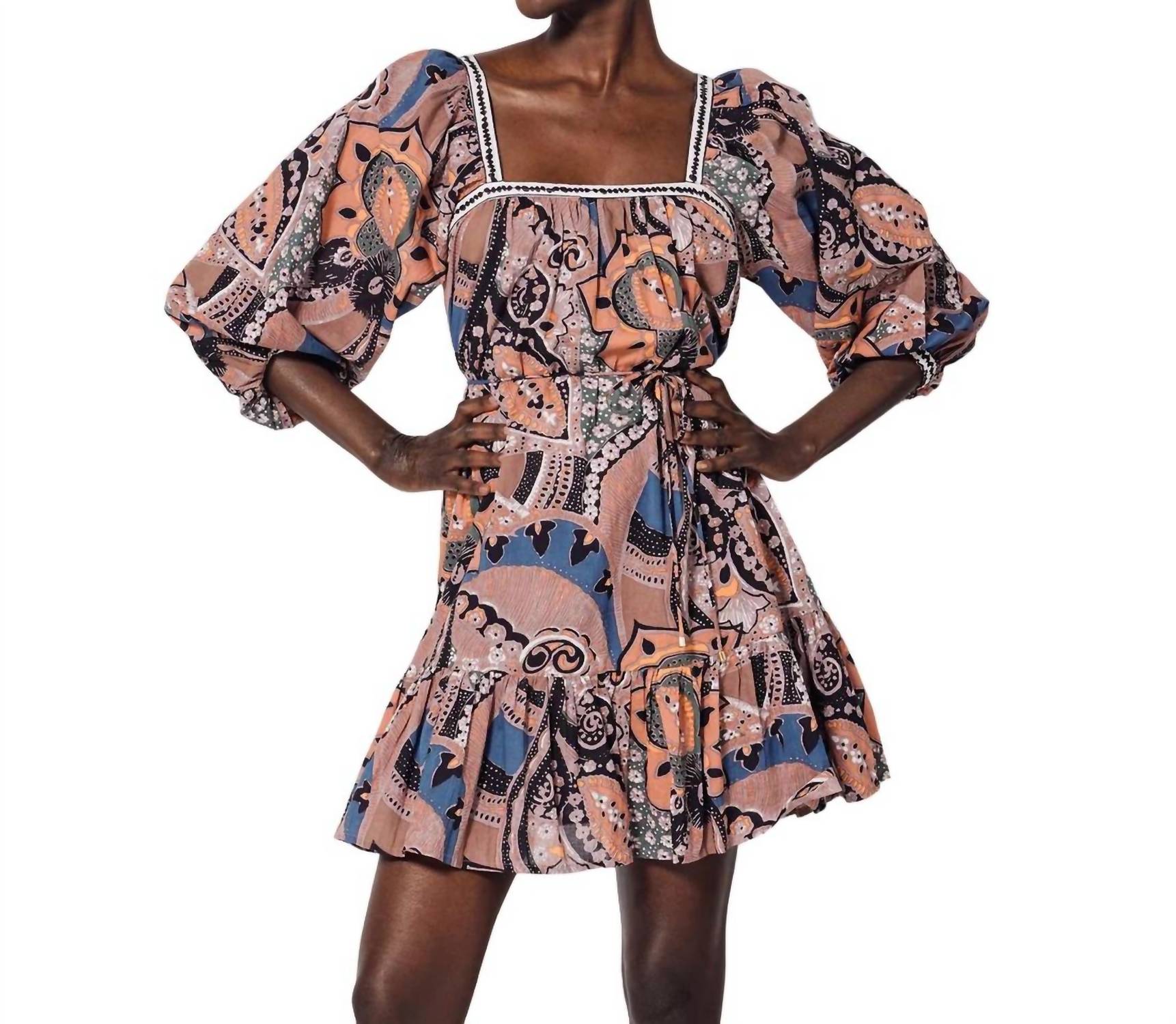 

Платье-мини Malia с принтом Mirage Cleobella, цвет mirage print