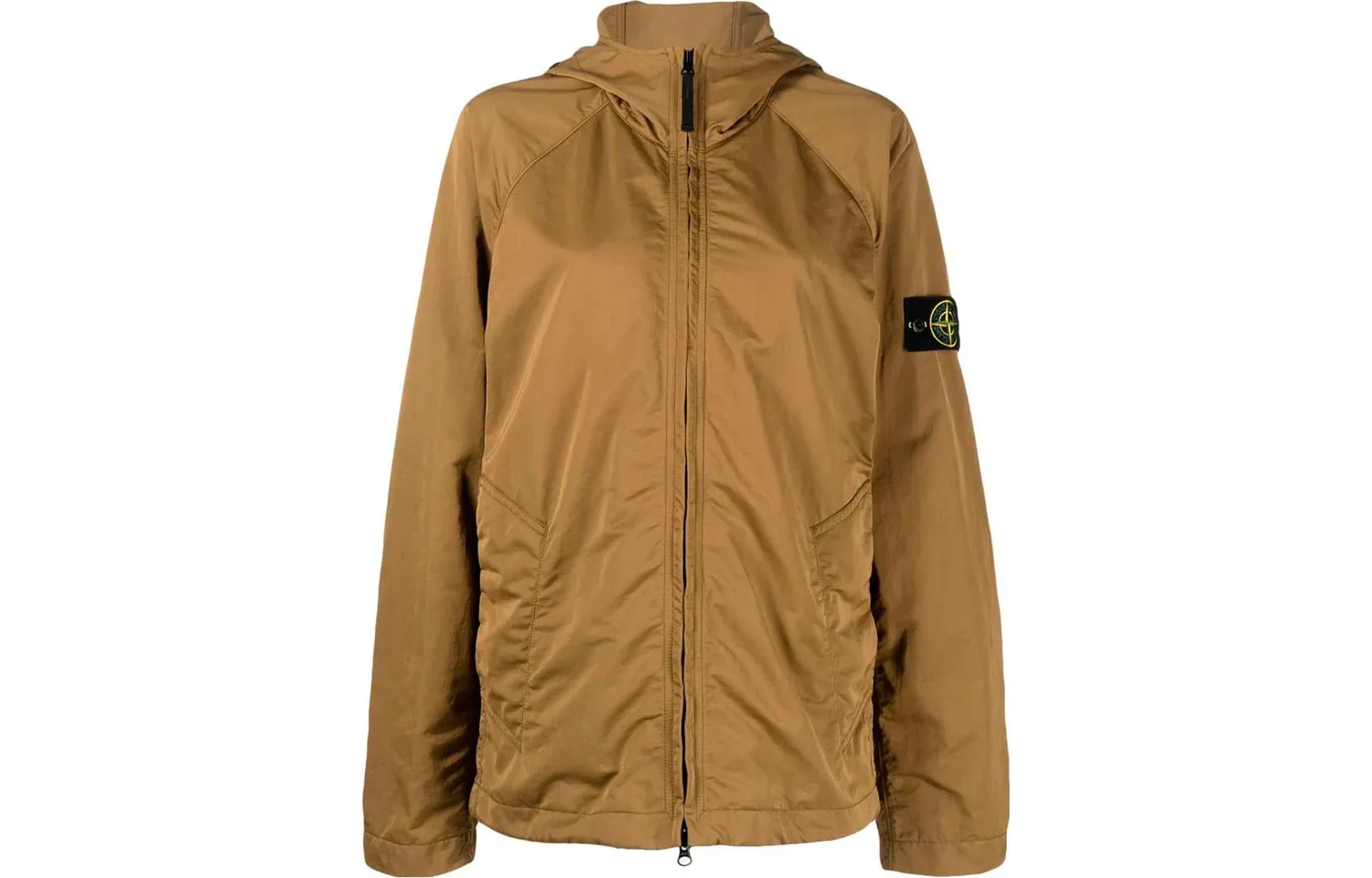 STONE ISLAND Парка с капюшоном и нашивкой Compass желтая