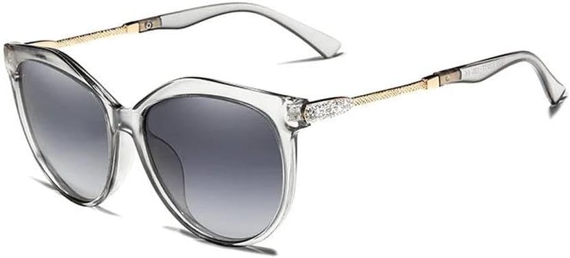 

Модные поляризованные солнцезащитные очки «кошачий глаз» для женщин, качественные очки с градиентным переходом цвета для вечеринок, для покупок и вождения HYYZZC, Gradient Gray