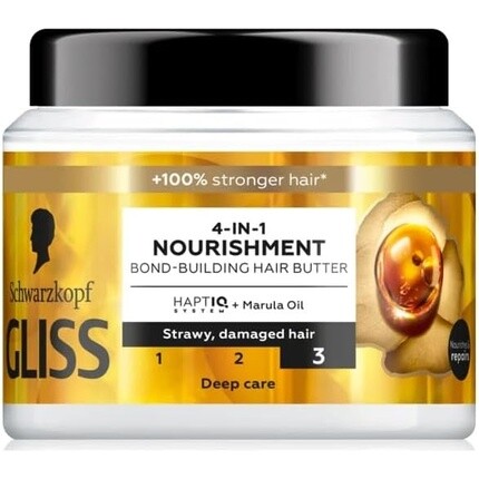 

Taft Schwarzkopf Gliss 4-в-1 Питательное масло для волос с маслом марулы 400 мл