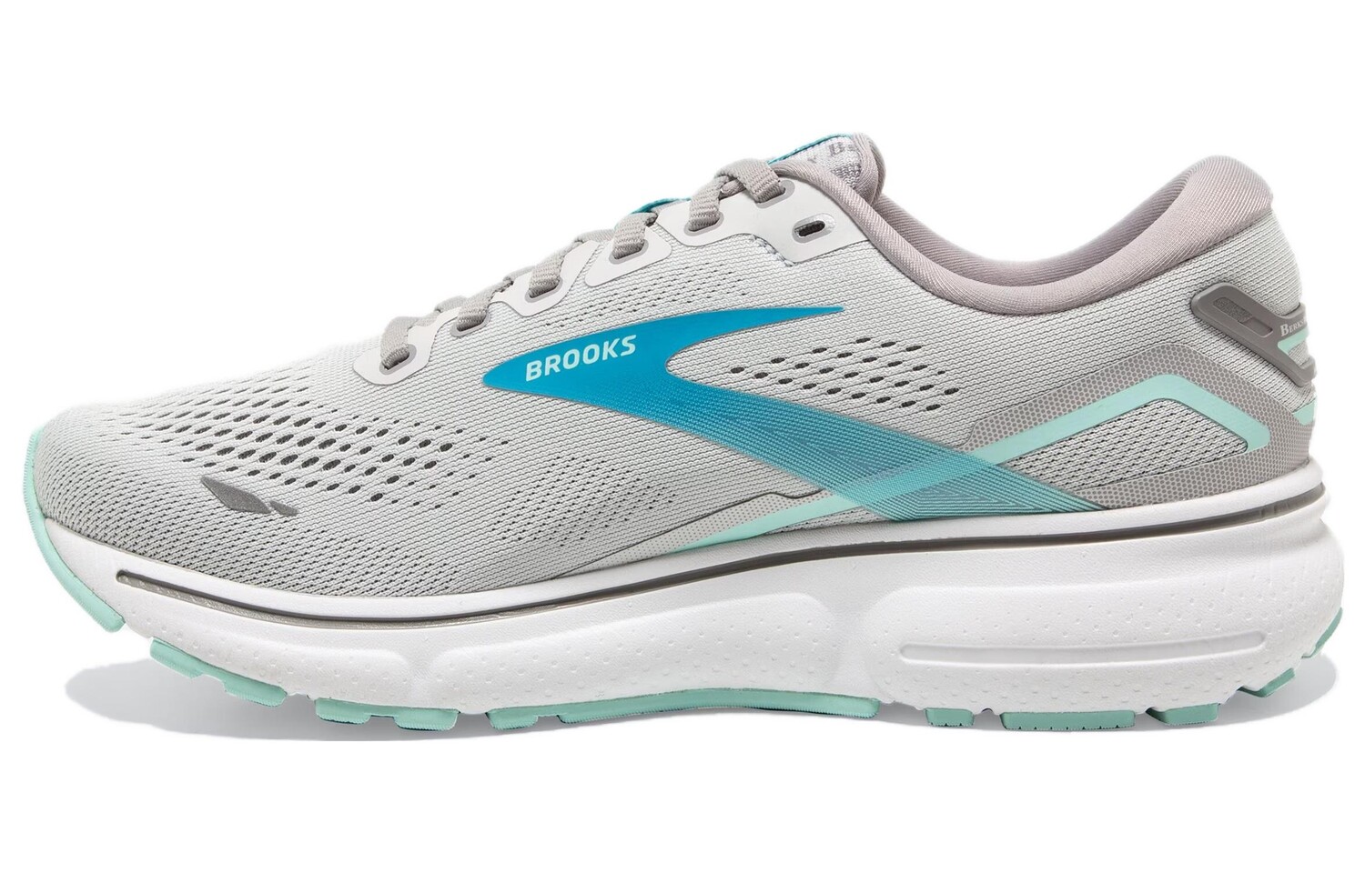 

Кроссовки Brooks Women's Ghost 15 'Grey Blackened Pearl', серый