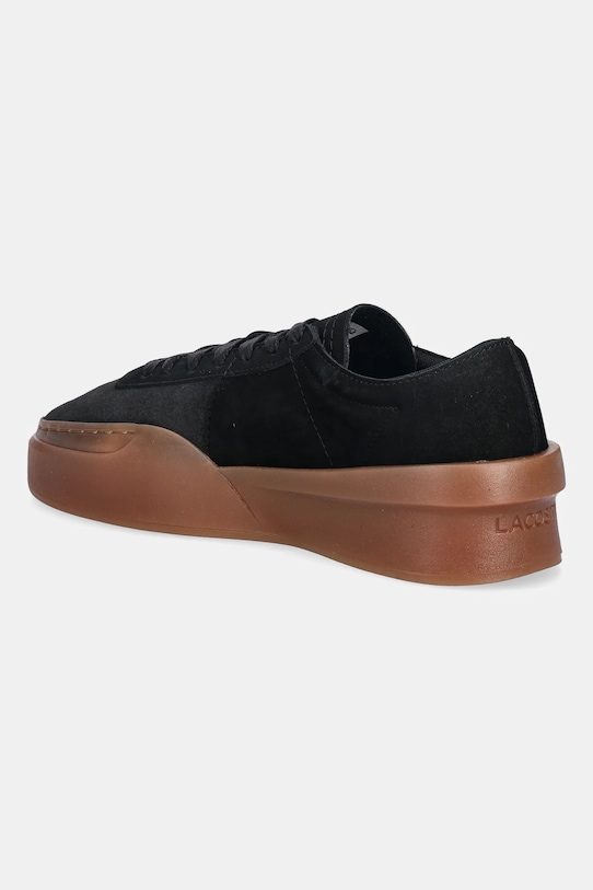 Замшевые кроссовки Aura Club Sneakers Lacoste, черный — фото 3