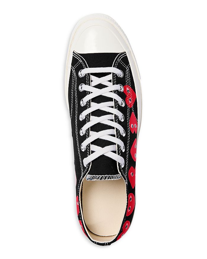 Comme Des Garcons Мужские кроссовки на шнуровке с низким верхом Comme Des Garcons PLAY, черный — фото 2