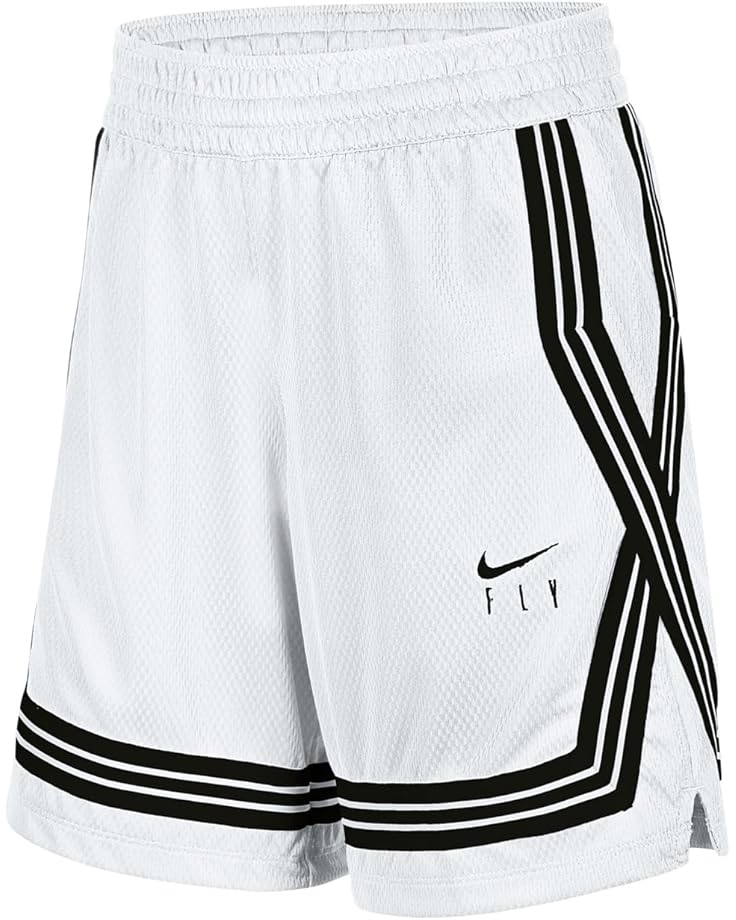 Шорты Nike Kids Fly Crossover Basketball Shorts, белый/черный