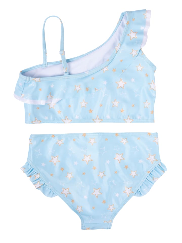 Бикини United Labels Disney Die Eiskönigin Bikini mit Rüschen Elsa Frozen Zweiteiler, синий — фото 2