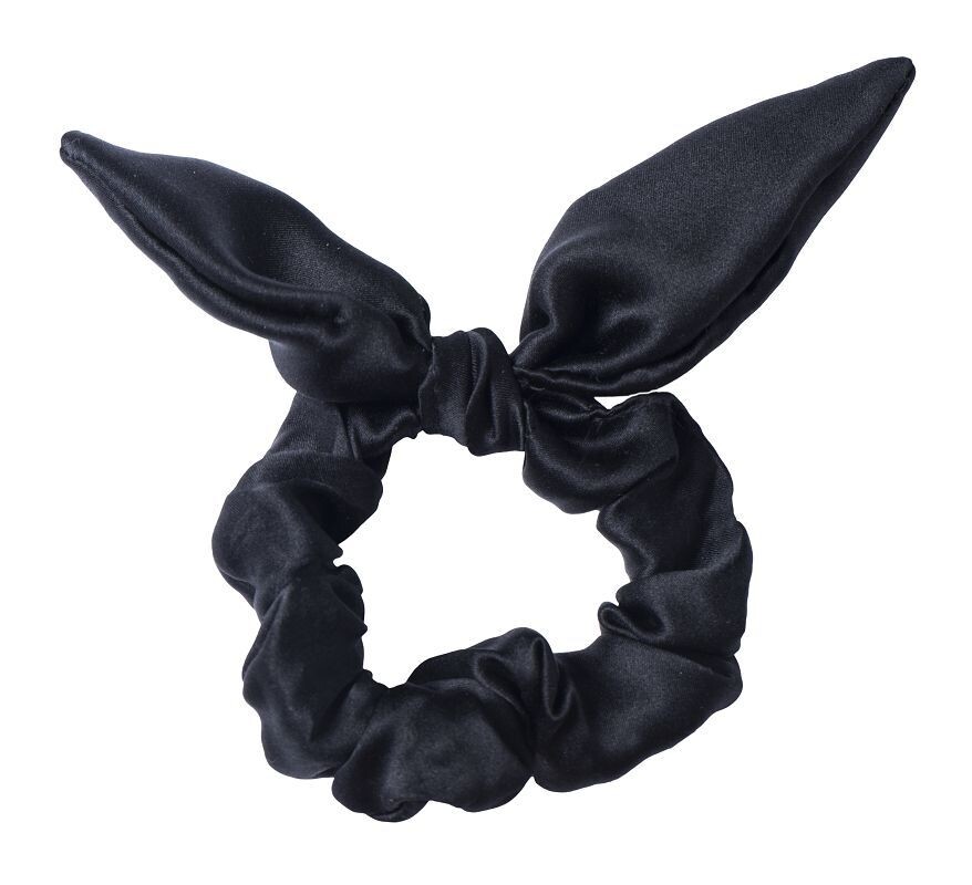 

Шелковая повязка для волос Cat & Cat Scrunchie Czarna , 1 шт