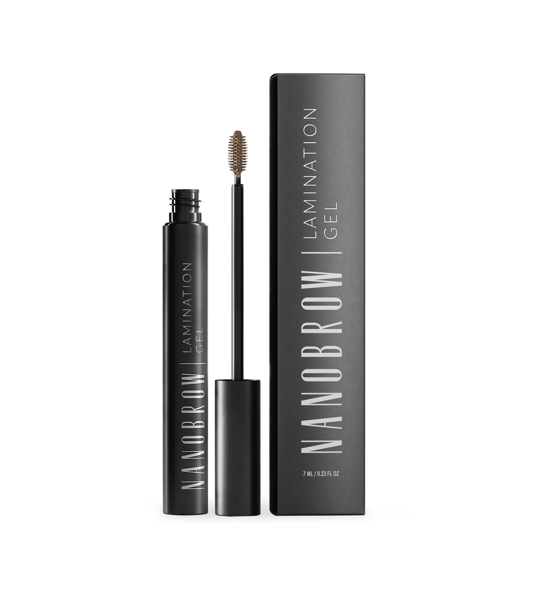 Гель для ламинирования Nanobrow Beige - выравнивает и заполняет брови — фото 2