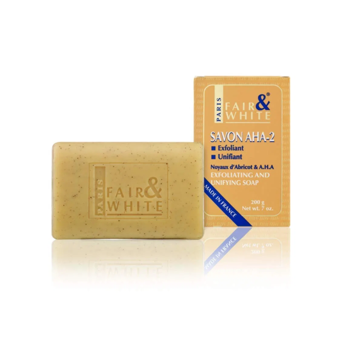 Отшелушивающее и осветляющее мыло с AHA от Fair & White, 200 г Fair & White