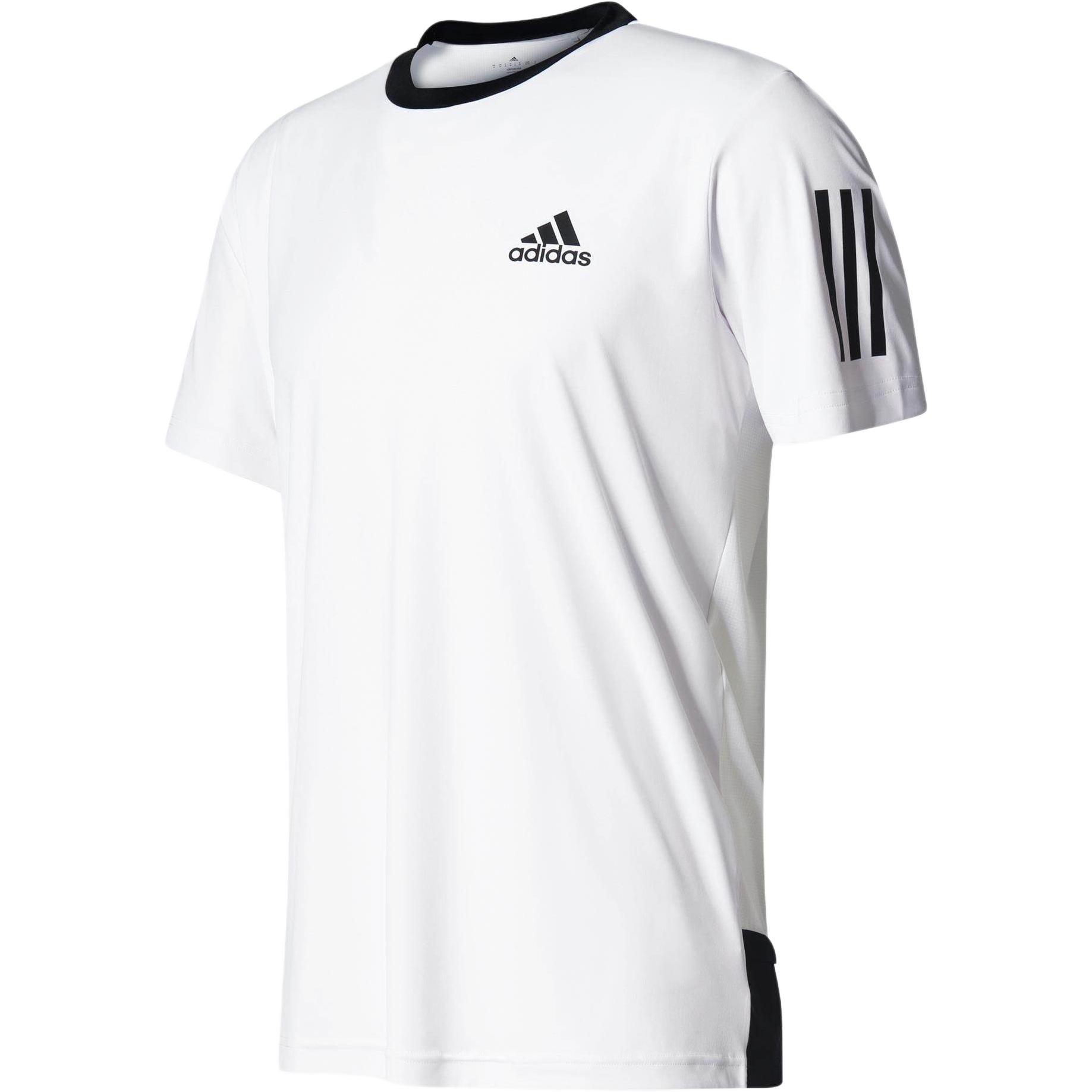 Adidas Футболка Club мужская белая/черная — фото 2