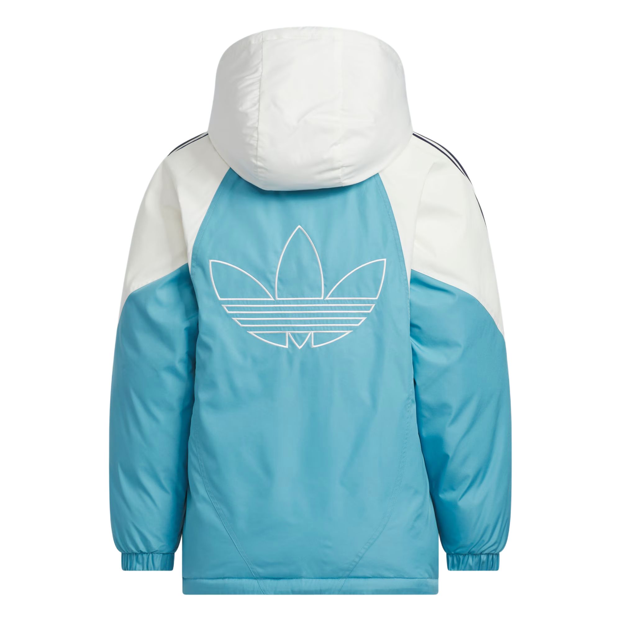 Куртка пуховая Adidas Originals Kids, винтажная синяя — фото 3