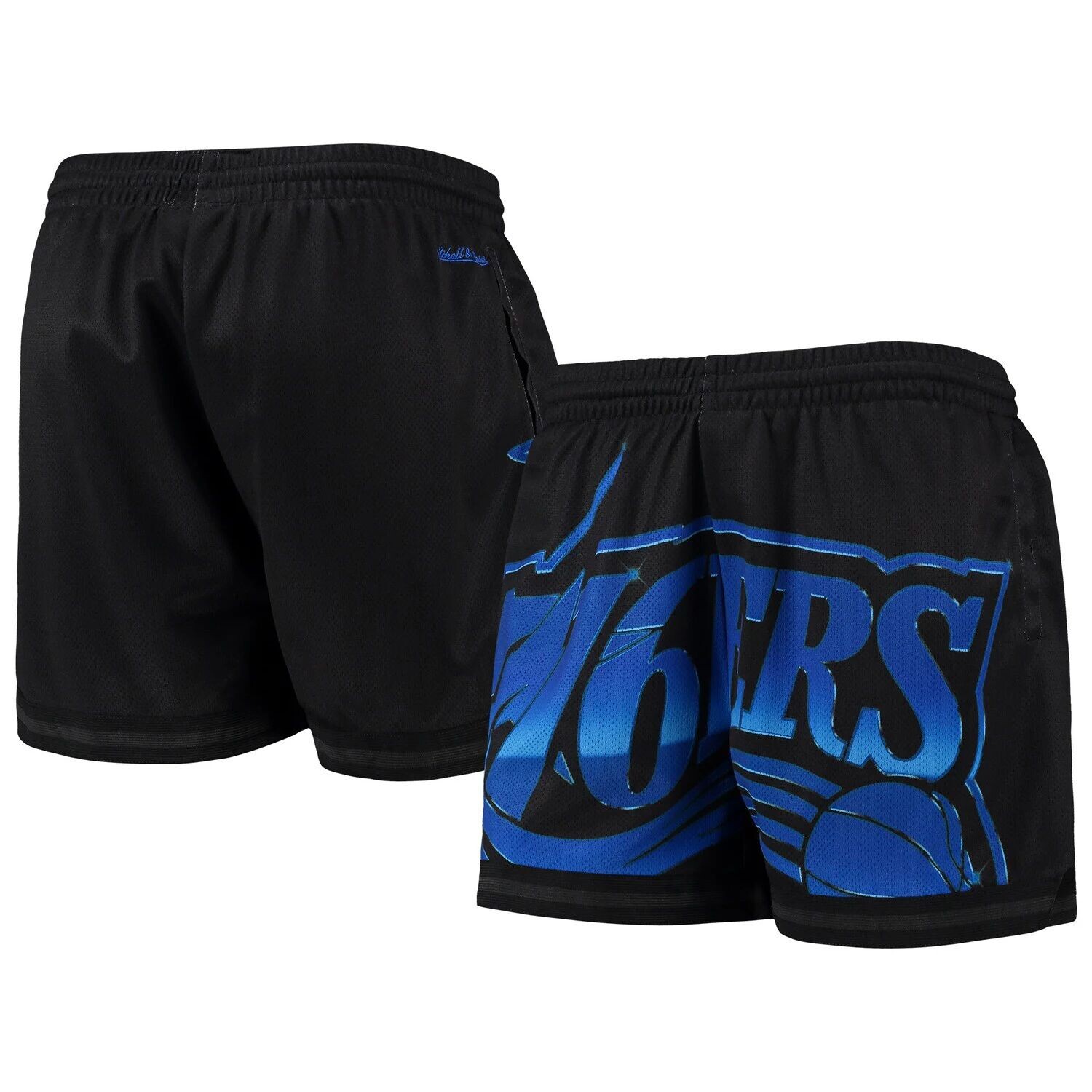 

Женские шорты Mitchell & Ness Philadelphia 76ers Big Face 4.0 Mesh Black