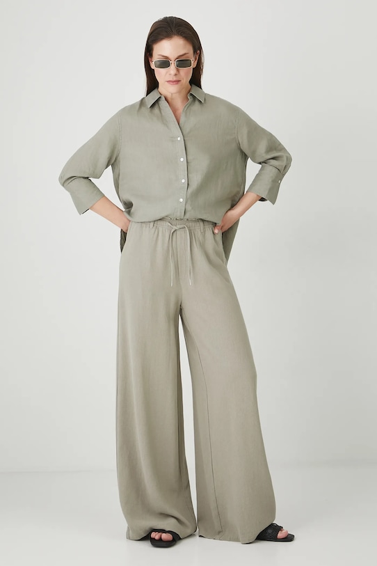 

Льняная рубашка Medicine, зеленый