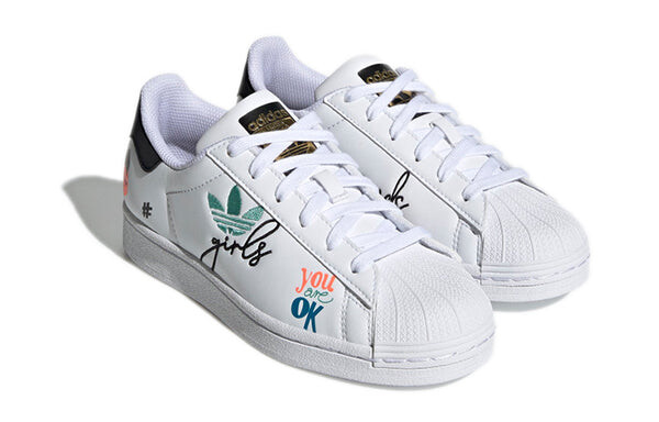 Кроссовки суперзвезда чистый Adidas, белый — фото 3