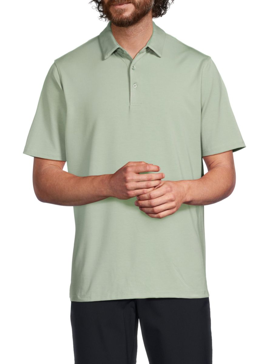 

Рубашка-поло с короткими рукавами и заостренным воротником из эластичной ткани American Heritage, цвет Pistachio