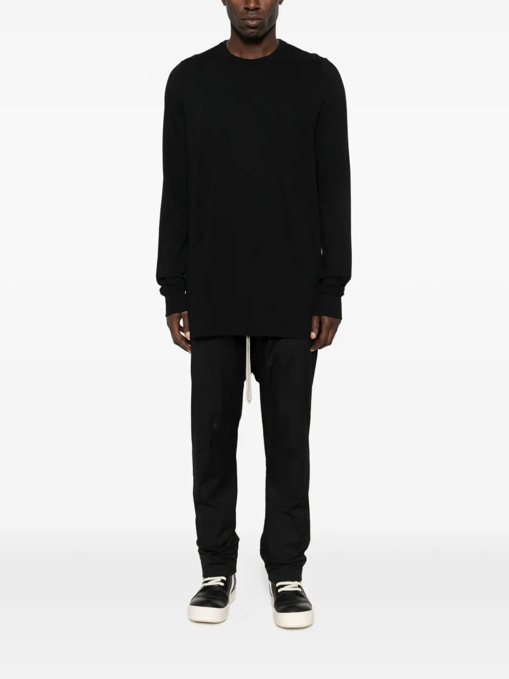 Футболка с длинными рукавами Rick Owens, черный — фото 2