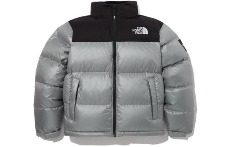 

Куртка Nuptse унисекс серебристая The North Face, цвет Silver