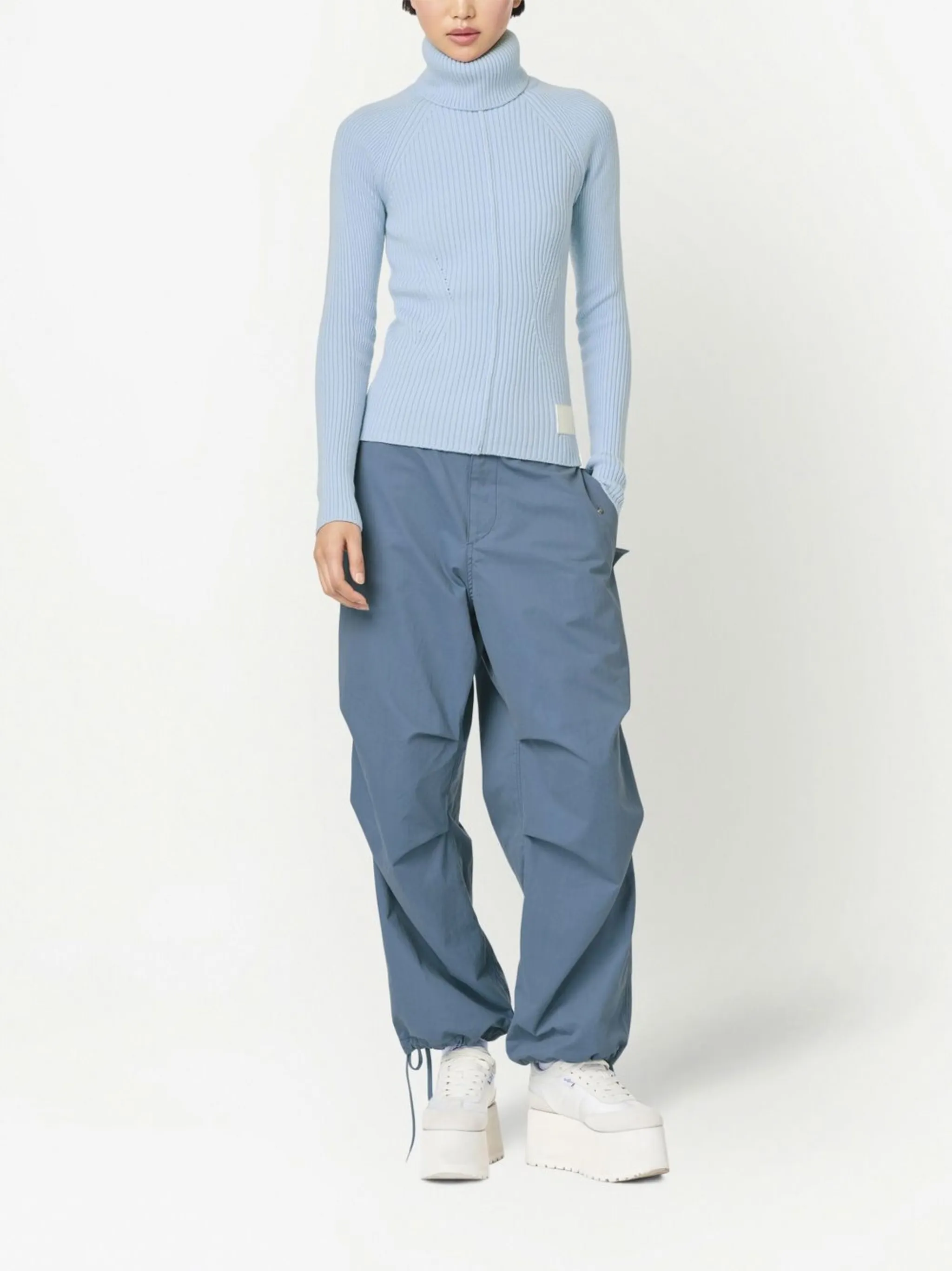 Брюки карго Baggy с кулиской Marc Jacobs, синий — фото 2