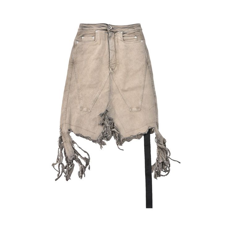 

Юбка Rick Owens DRKSHDW Luxor Slivered Skirt, Mineral