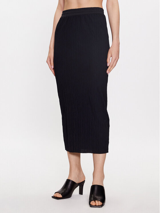 

Юбка миди стандартного кроя Max Mara Leisure, черный