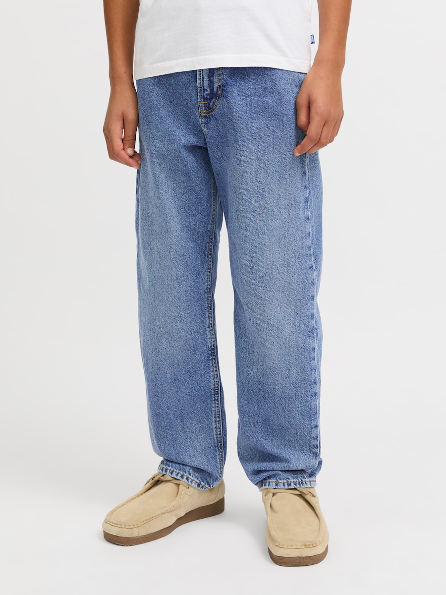 Джинсы свободного кроя Jack & Jones Junior JJICHRIS JJORIGINAL, Blue Denim — фото 3