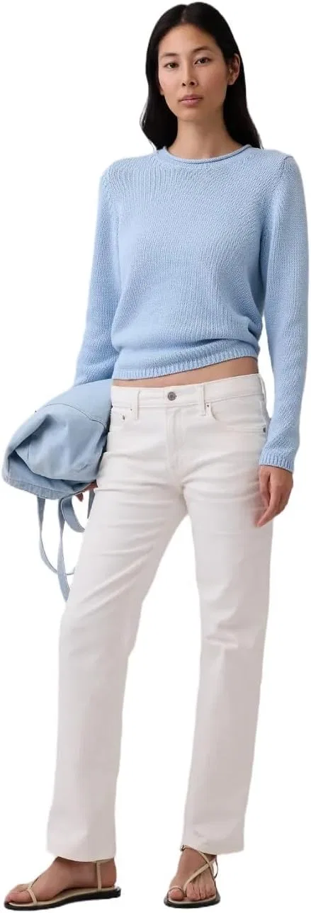 Джинсы Relaxed Straight GAP, Winter White