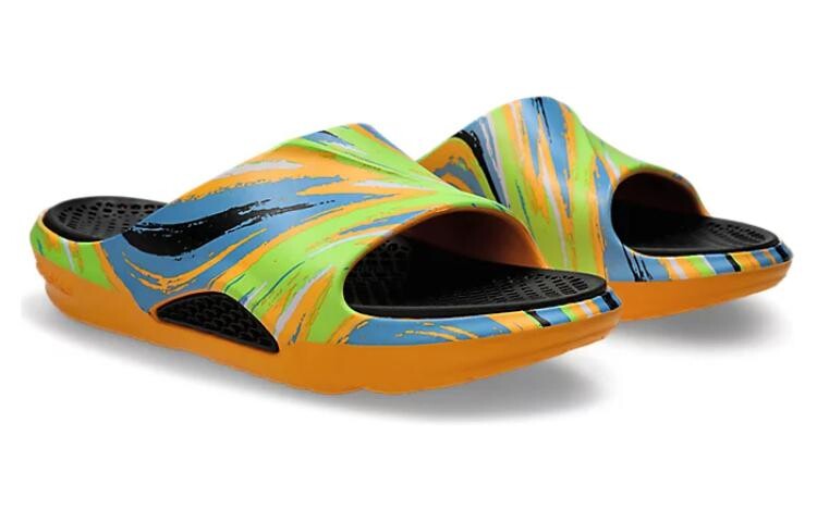 Сандалии ACTIBREEZE 3D 2 «Зеленый мраморный оранжевый» Asics — фото 3