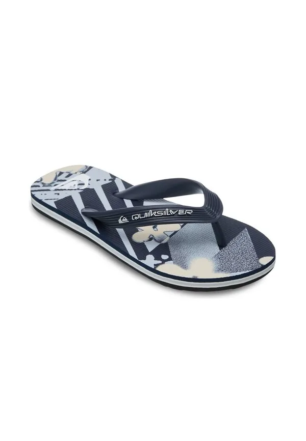 Сандалии с т-образным ремешком в стиле молокаи Quiksilver, Dark Blue — фото 2