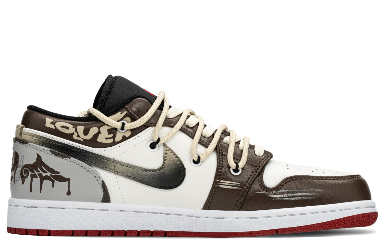 

Баскетбольные кроссовки Air 1 Vintage Men Low-top White/Brown/Beigh Jordan