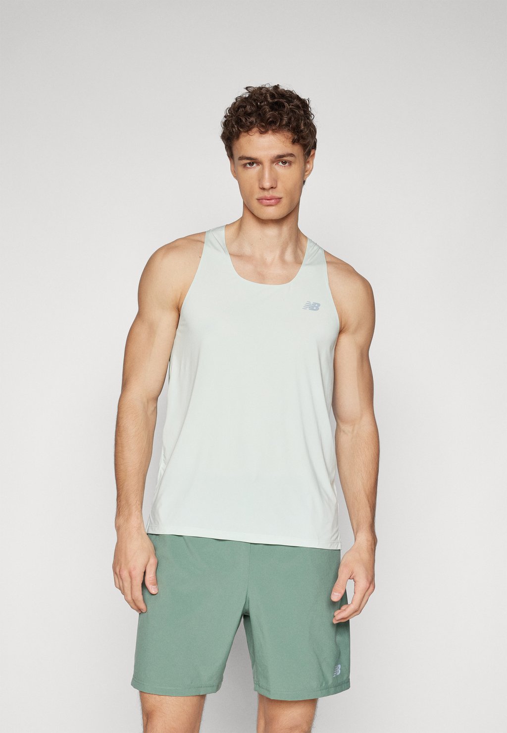 

Майка RACE DAY TANK New Balance, светло-зеленый