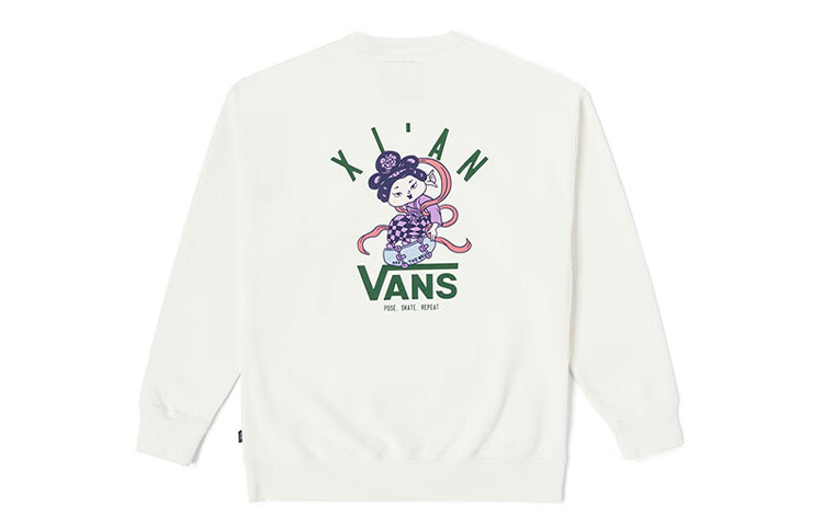 

Футболка унисекс цвета экрю Vans