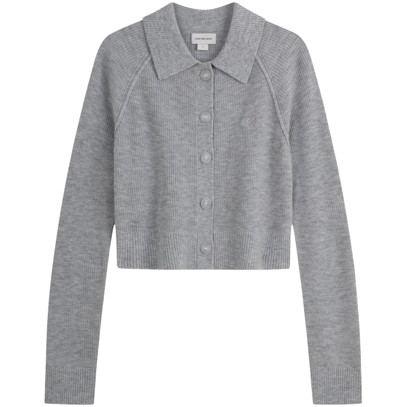 

SS25 Вязаный топ для женщин Calvin Klein, серый