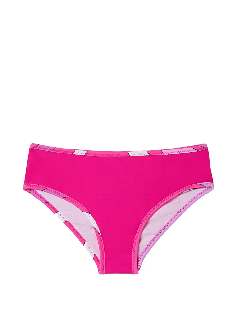 Низ бикини с принтованными краями Pucci Junior, розовый
