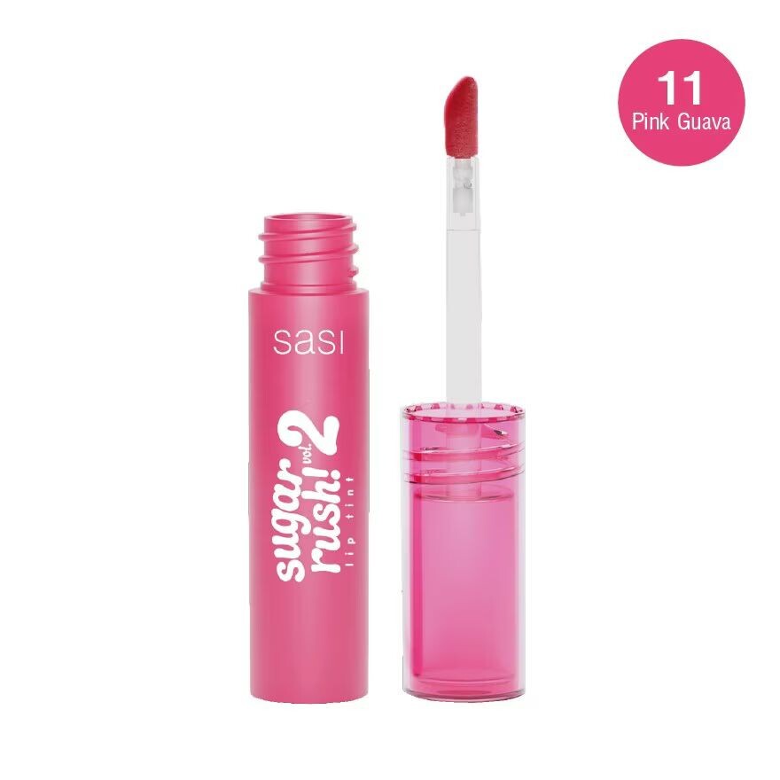 

Sasi Тинт для губ Sugar Rush Vol2 2г. 11 Розовая Гуава, Pink Guava