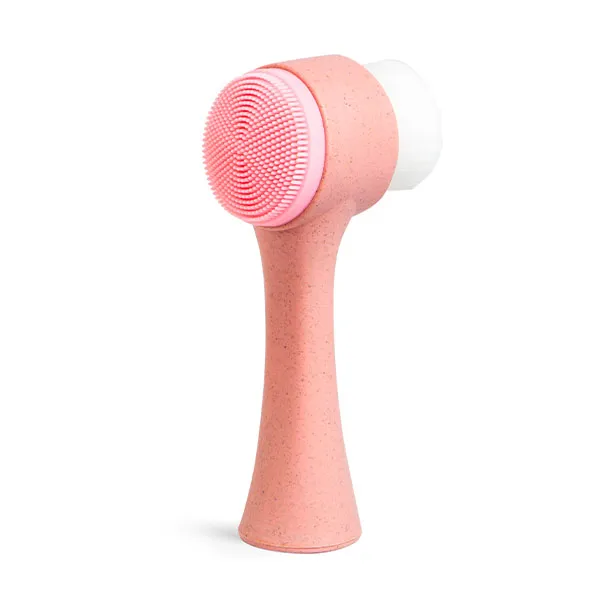 Гель для умывания Idc Institute — Биоразлагаемая щетка для лица 2 в 1 Natural Fiber Facial Brush 2In1 , 1 UD — фото 2