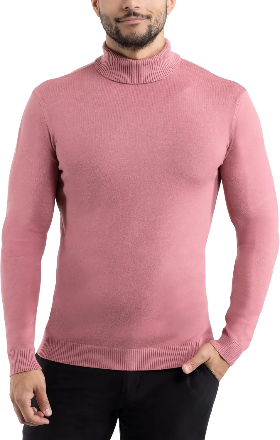 

X RAY мужская водолазка, мягкий slim fit пуловер