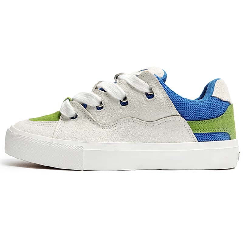 

Кеды, обувь для скейтборда унисекс с низким верхом Dm, цвет Blue/White Yellow