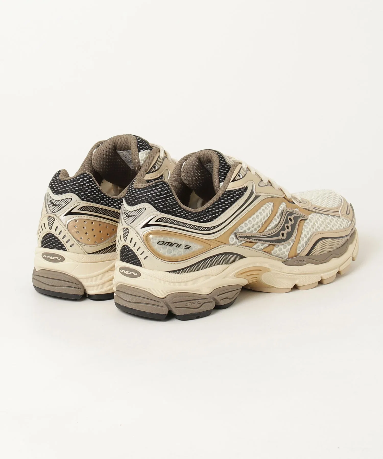 Мужские кроссовки Saucony PROGRID OMNI9 OG золотистые белые — фото 2
