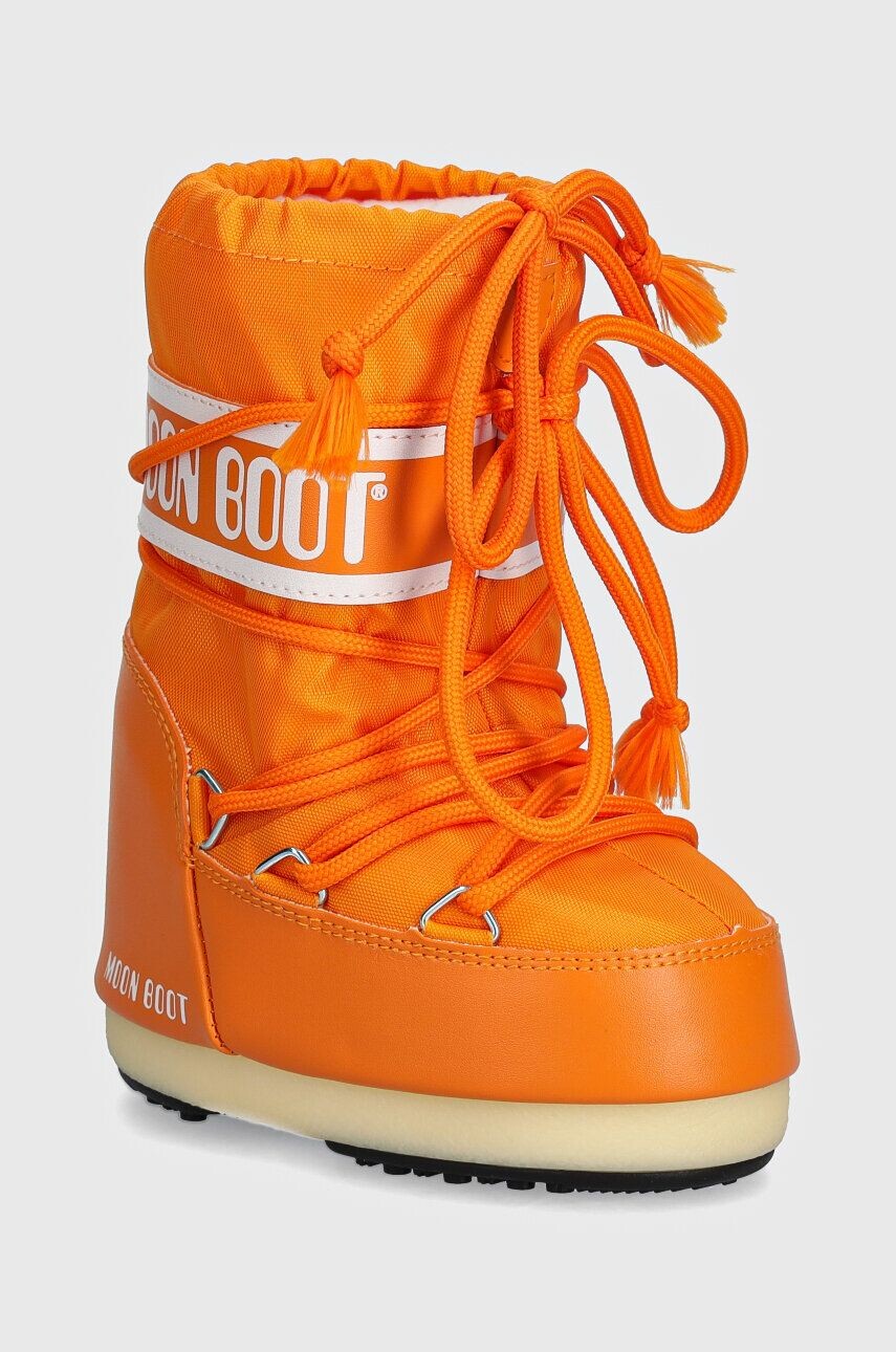 

Детские зимние ботинки Moon Boot ICON NYLON, оранжевый
