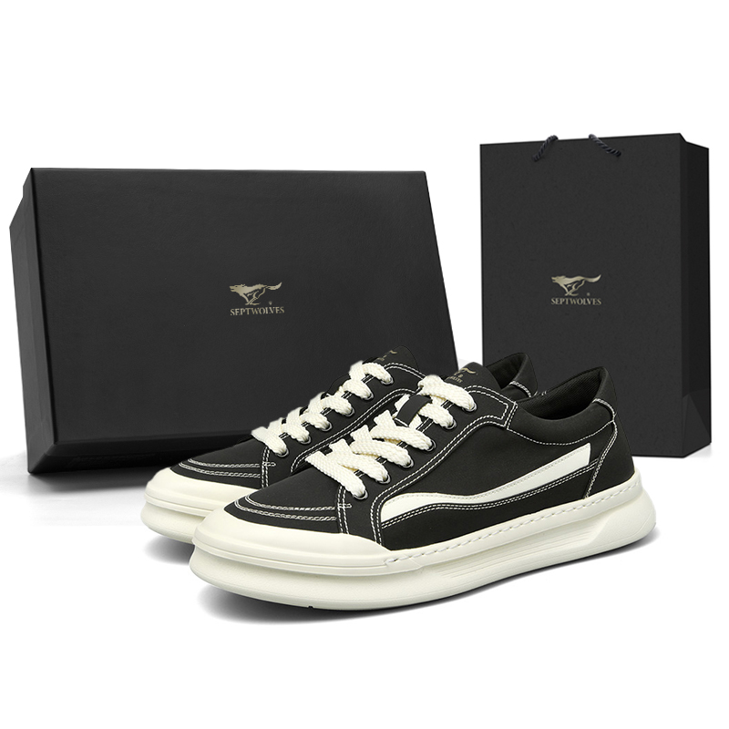 

Низкие мужские кроссовки SEPTWOLVES, Black (Standard Leather Shoe Size)