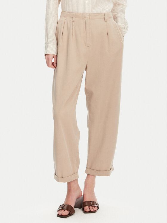 

Брюки свободного кроя WW0WW45589 Tommy Hilfiger, бежевый